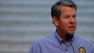 Pro-Virus Georgia Gov. Brian Kemp Overrides Local Mask Orders, Hopes Trump Swipes Right on Him